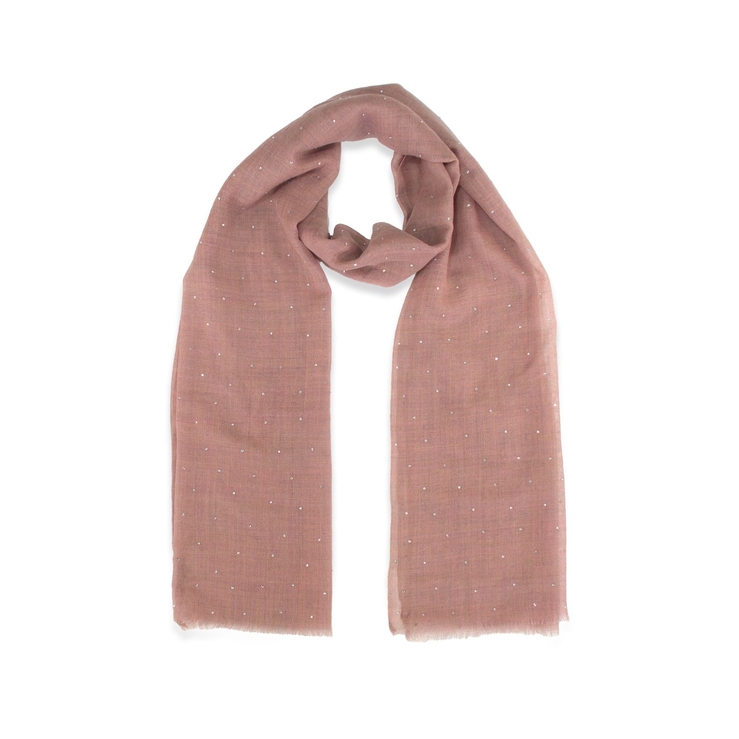 Dusty Rose Classic Cashmere Scarf