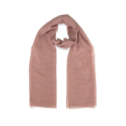 Dusty Rose Classic Cashmere Scarf