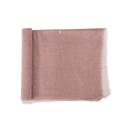 Dusty Rose Classic Cashmere Scarf