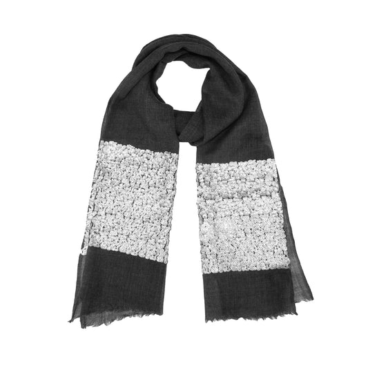 Black Pearl Radiant Cashmere Scarf