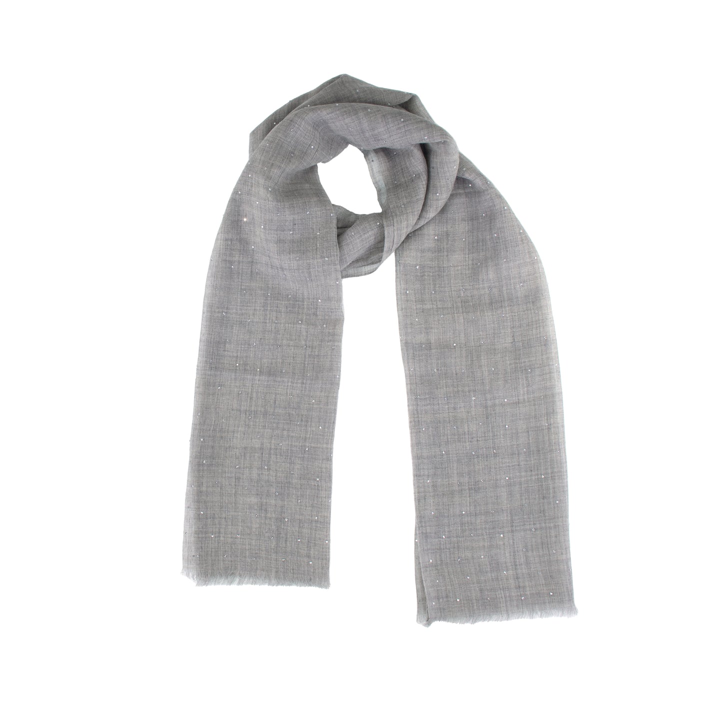 Gray Classic Cashmere Scarf