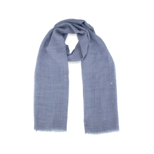 Blue Dusk Classic Cashmere Scarf